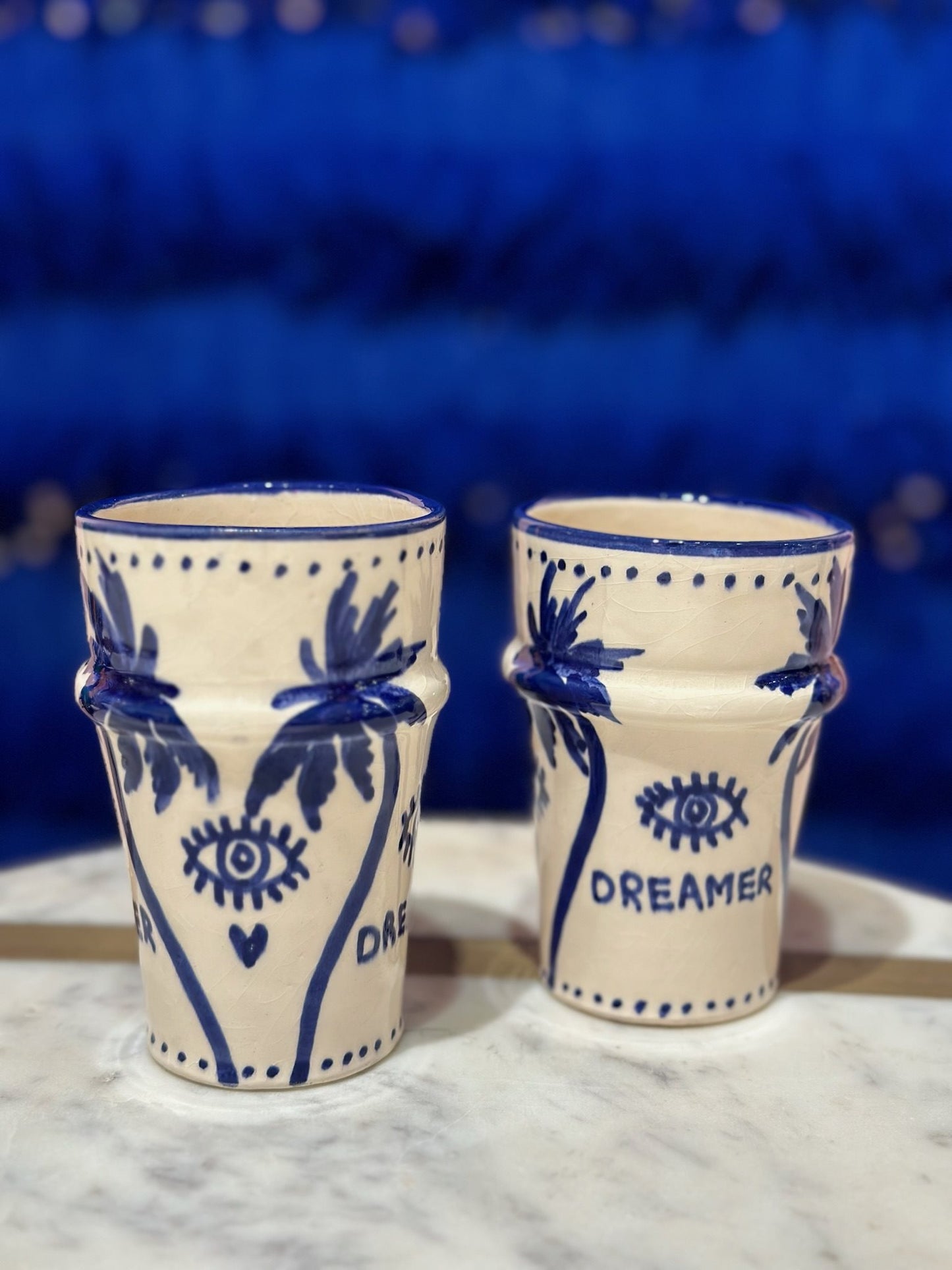 Dreamer Espresso Palm Blue