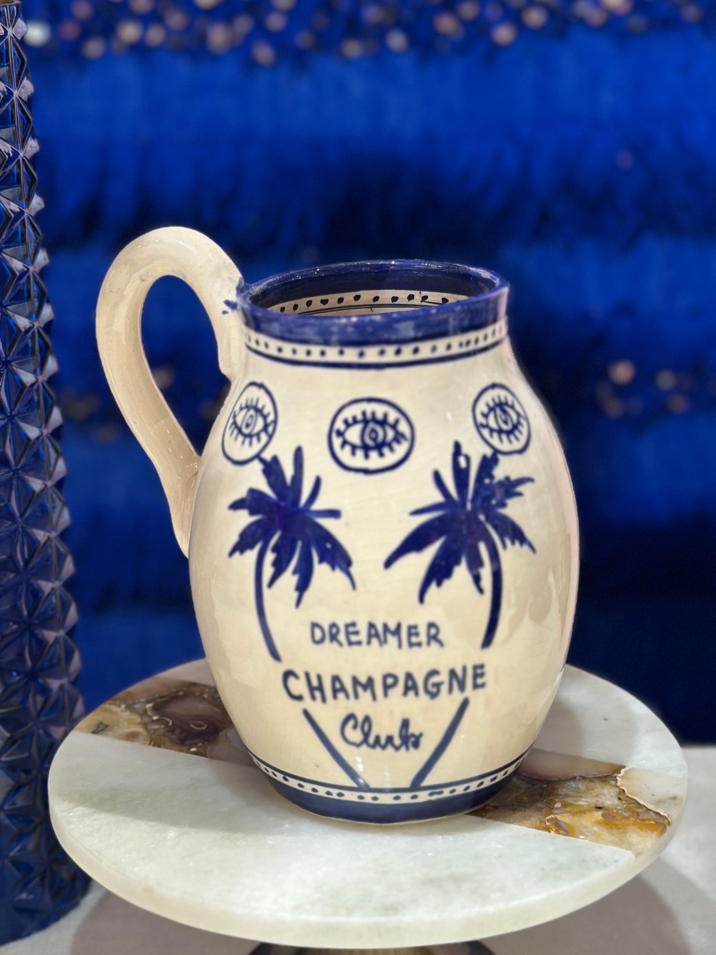 Dreamer Champagne water karaf Palmtree