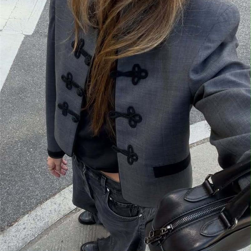 Napoleon Jacket – Grey & Black
