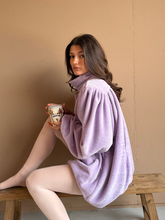 The Dreamer Chloe terry towel in Lilac