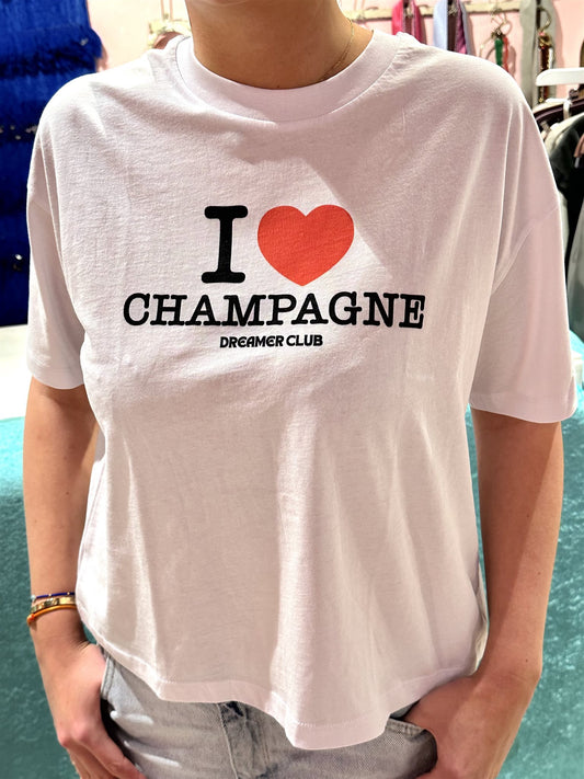 Dreamer I Love Champagne Tee