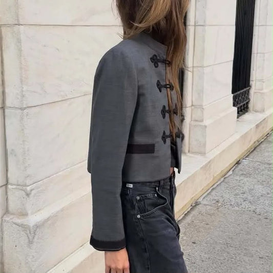 Napoleon Jacket – Grey & Black