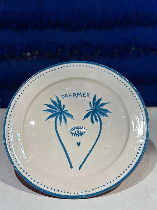 Dreamer Palmtree Salade schaal Turquoise