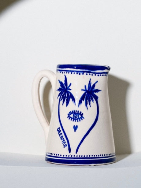 Dreamer Palmtree water karaf YSL Blue